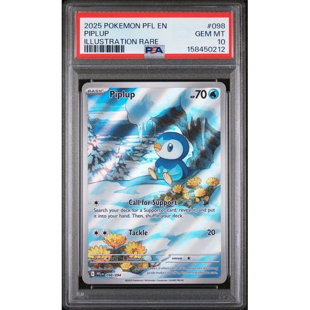 Pokémon TCG: Piplup #098 PSA 10-158450212