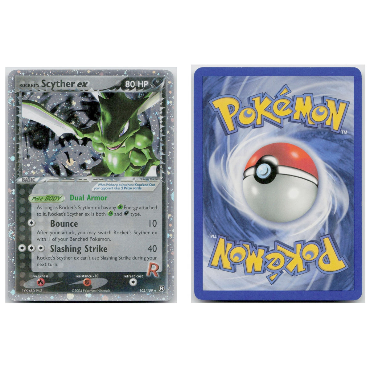 Pokémon TCG, Rocket's Scyther ex (EX Team Rocket Returns #102)