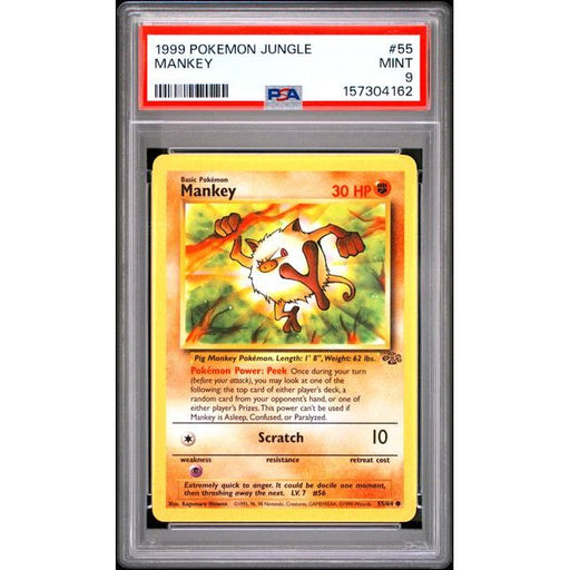 Pokémon TCG: Mankey #55 PSA 9-157304162