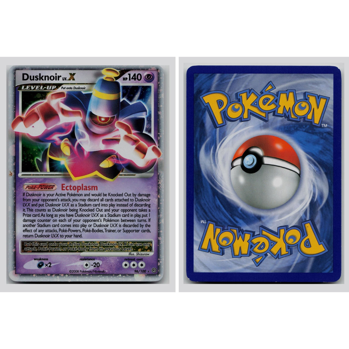 Pokémon TCG, Dusknoir LV.X (Diamond & Pearl—Stormfront #96)