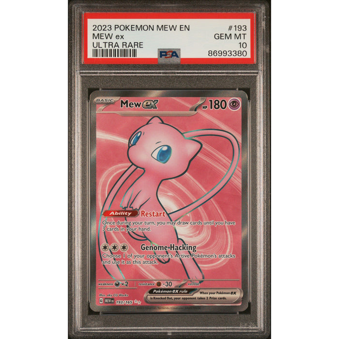 Pokémon TCG: Mew Ex #193 PSA 10 - 151-86993380