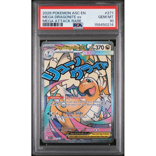 Pokémon TCG: Mega Dragonite Ex #271 PSA 10-158450214