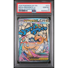 Pokémon TCG: Mega Dragonite Ex #271 PSA 10 - Ascended Heroes