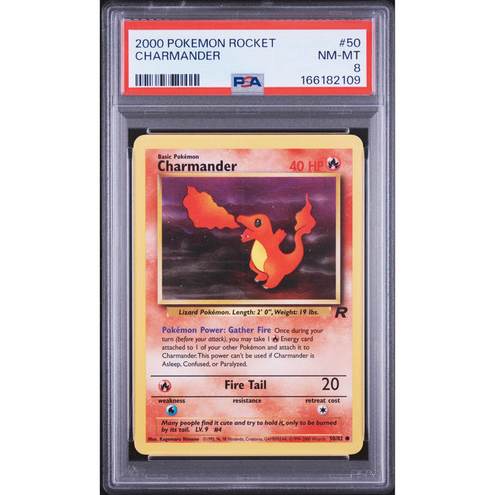 Pokémon TCG: Charmander #50 PSA 8-166182109
