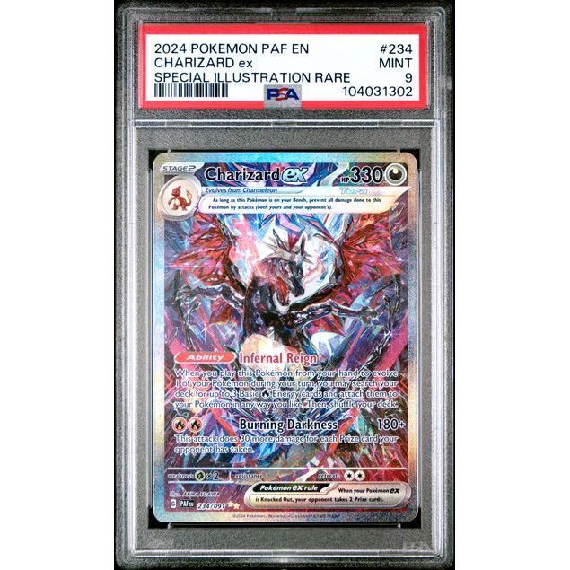Pokémon TCG: Charizard Ex #234 PSA 9 - Paldean Fates