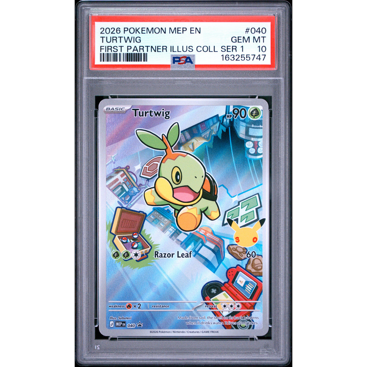 Pokémon TCG: Turtwig #040 PSA 10-163255747
