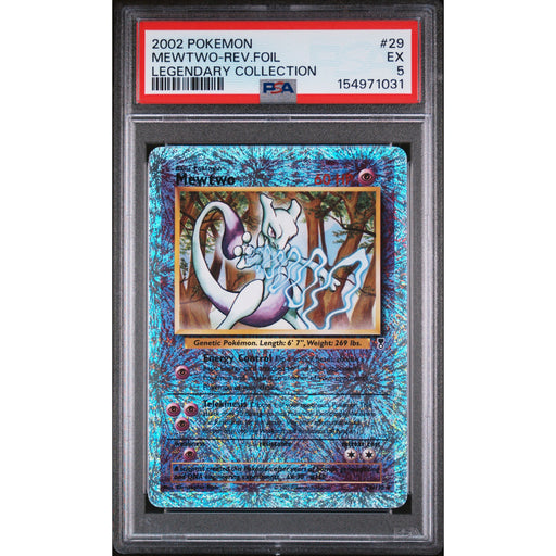 Pokémon TCG: Mewtwo #29 PSA 5 Reverse Holo - Legendary Collection-154971031