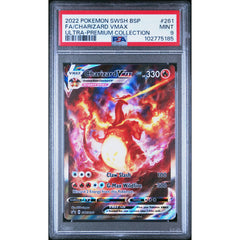 Pokémon TCG: Charizard Vmax #261 PSA 9 - Sword & Shield Black Star Promo