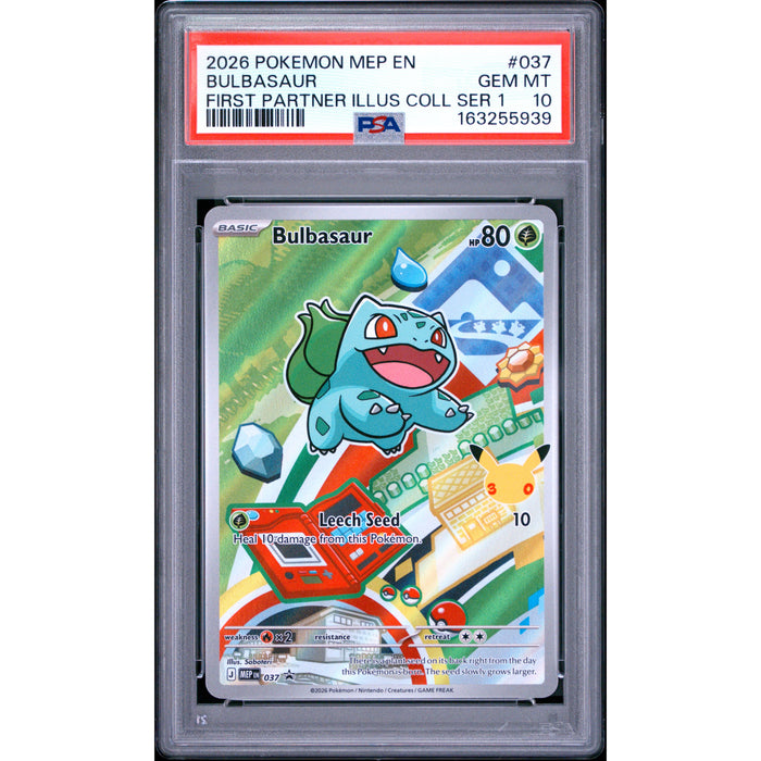 Pokémon TCG: Bulbasaur #037 PSA 10-163255939