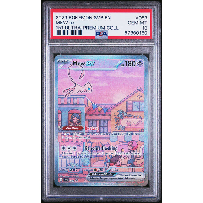Pokémon TCG: Mew Ex 053 PSA 10 - Scarlet & Violet Promo