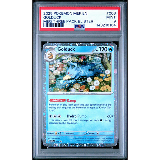 Pokémon TCG: Golduck #008 PSA 9 - Mega Evolution Promo-143218164