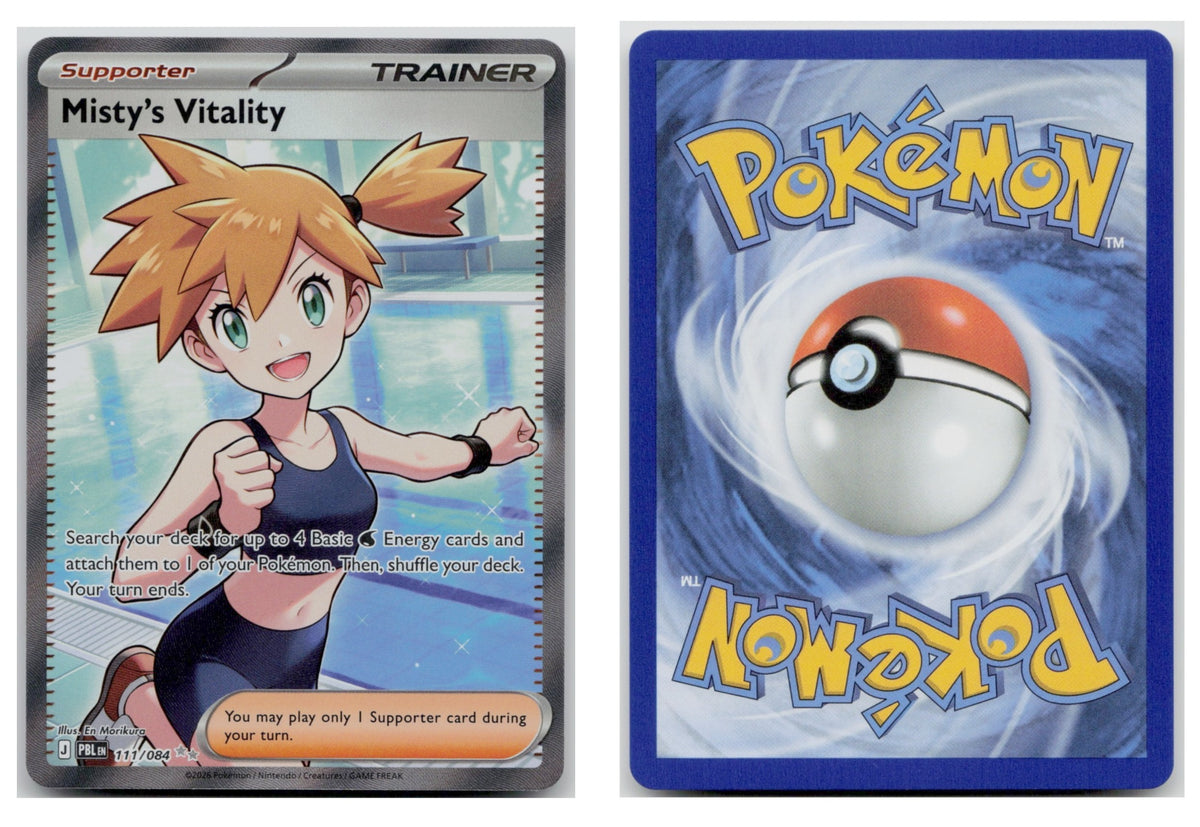 Pokémon TCG, Misty's Vitality (Mega Evolution—Pitch Black #111)