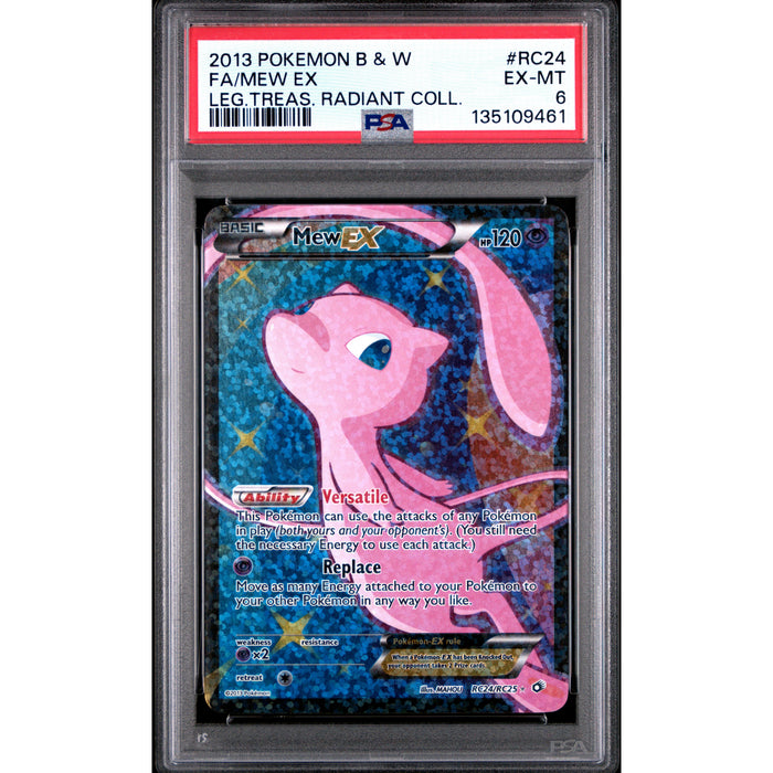 Pokémon TCG: Mew Ex RC24 PSA 6 - Legendary Treasures-135109461