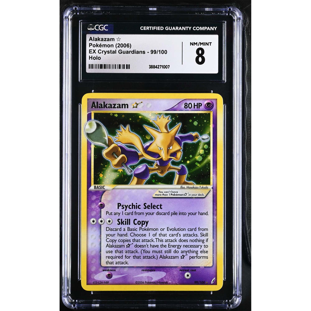 Pokémon TCG: Alakazam [Gold Star] #99 CGC 8