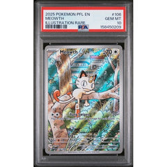 Pokémon TCG: Meowth #106 PSA 10 - Phantasmal Flames