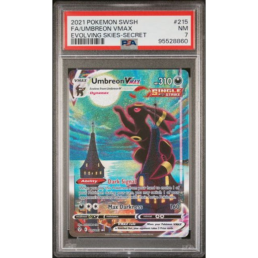 Pokémon TCG: Umbreon Vmax #215 PSA 7-95528860