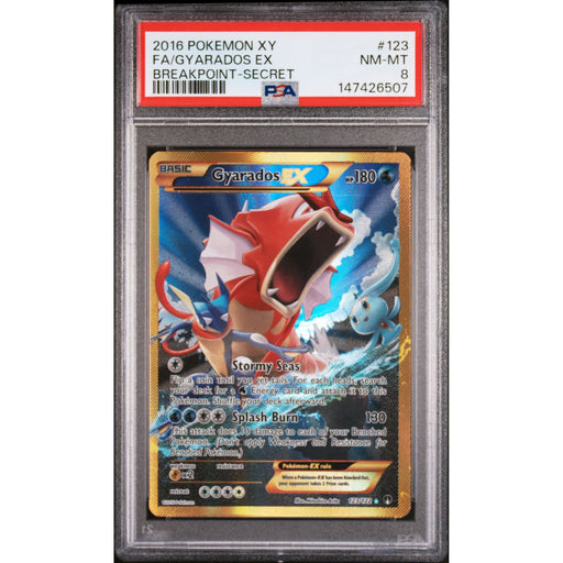 Pokémon TCG: Gyarados Ex #123 PSA 8 - Breakpoint-147426507