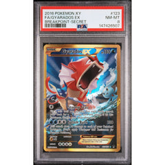 Pokémon TCG: Gyarados Ex #123 PSA 8 - Breakpoint