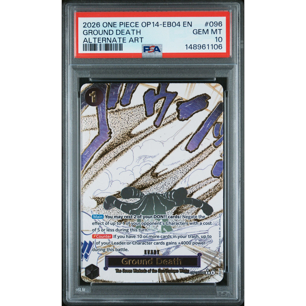 One Piece TCG: Ground Death #096 PSA 10