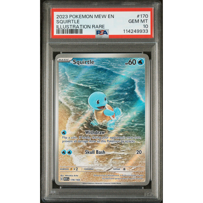 Pokémon TCG: Squirtle #170 PSA 10-114249933