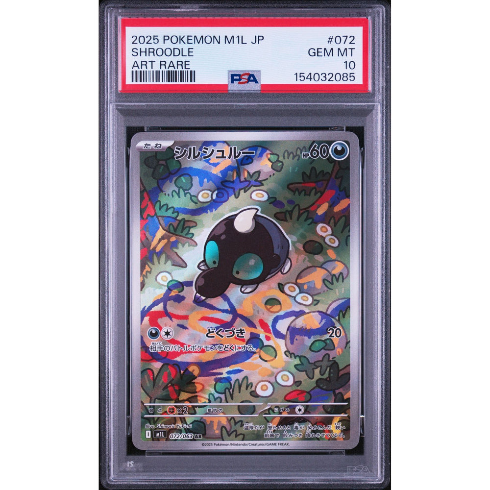Pokémon TCG: Shroodle #072 PSA 10 - Japanese