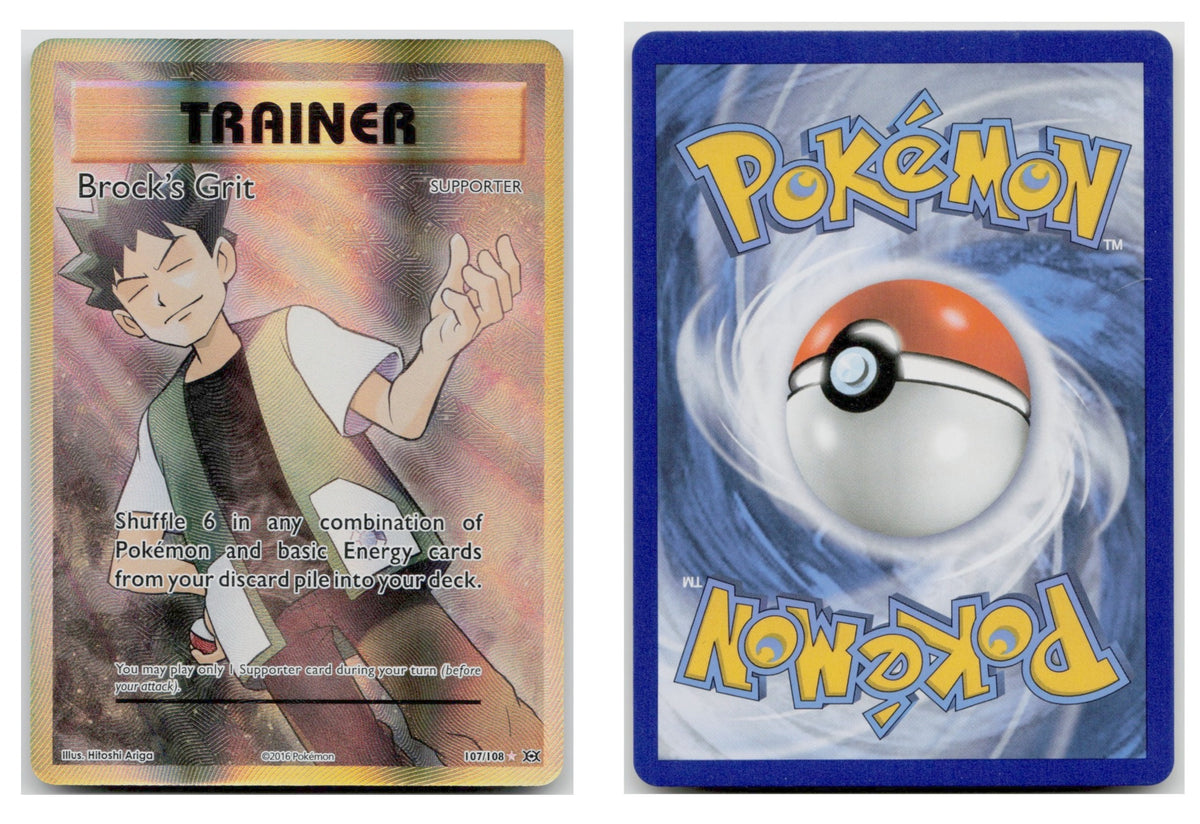 Pokémon TCG, Brock's Grit (XY—Evolutions #107)