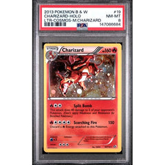 Pokémon TCG: Charizard Holo #19 PSA 8 - Legendary Treasures