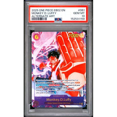 One Piece TCG: Monkey D. Luffy #061 PSA 10