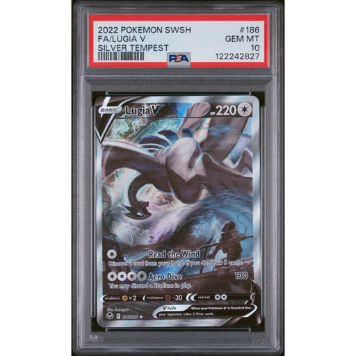 Pokémon TCG: Lugia V #186 PSA 10-122242827