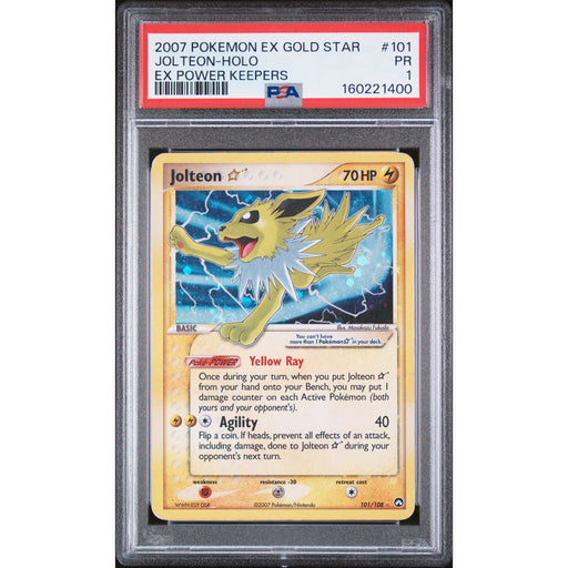 Pokémon TCG: Jolteon Holo #101 PSA 1-160221400