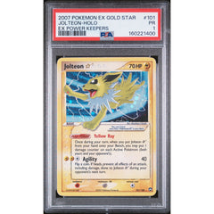 Pokémon TCG: Jolteon Gold Star #101 PSA 1 - Power Keepers