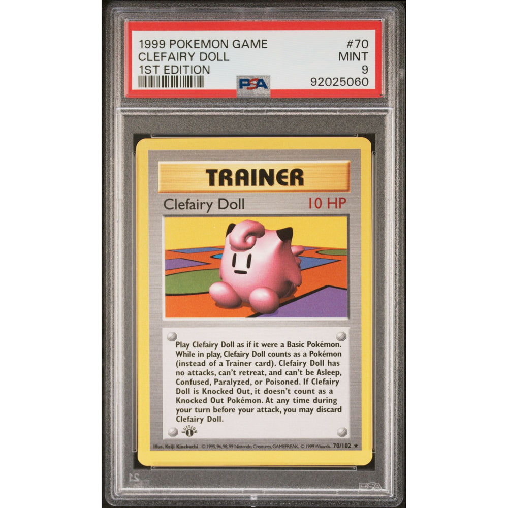 Pokémon TCG: Clefairy Doll #70 PSA 9 - Base Set