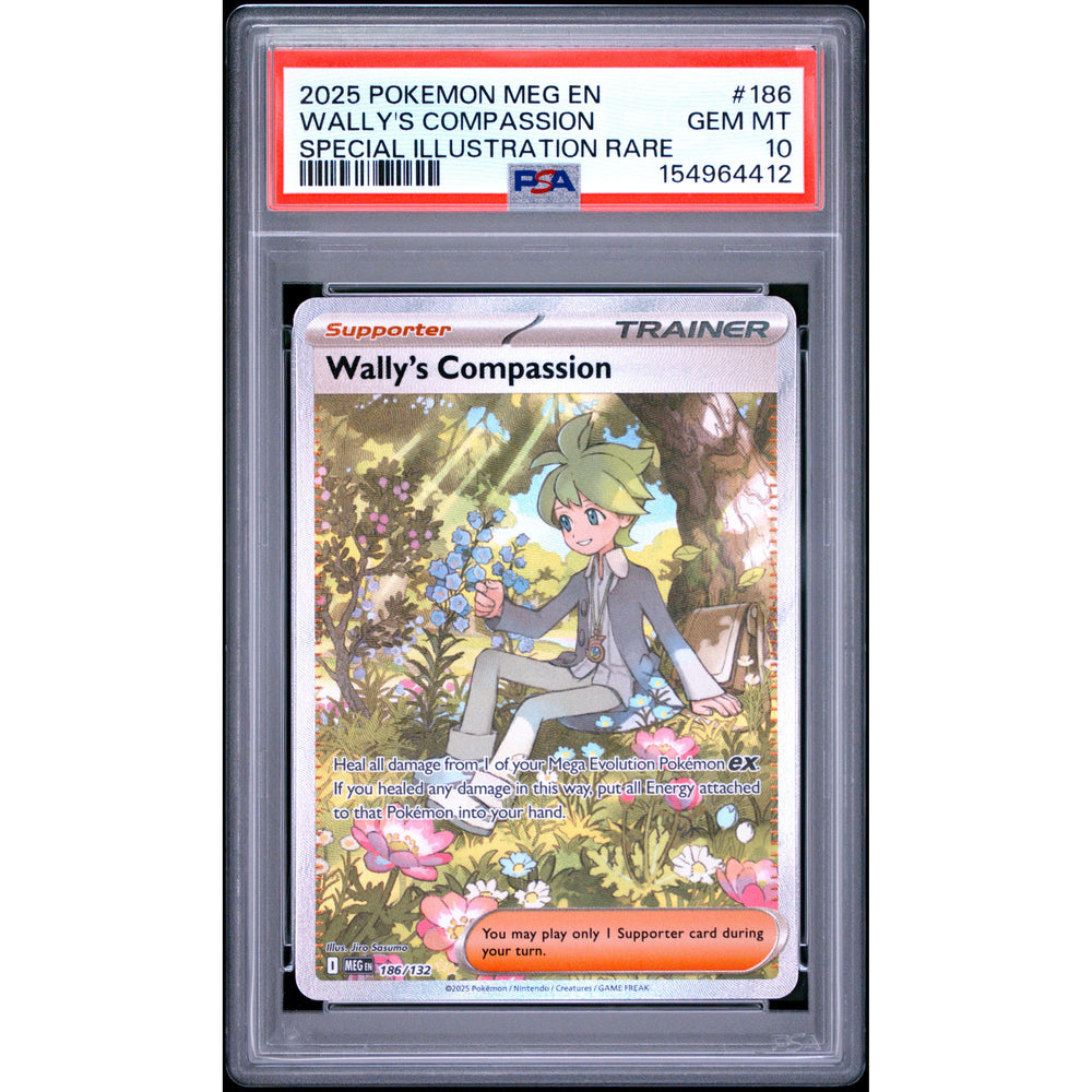 Pokémon TCG: Wally's Compassion #186 PSA 10