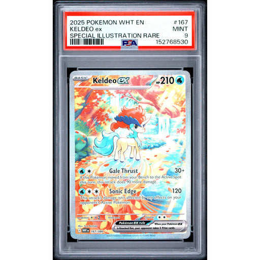 Pokémon TCG: Keldeo Ex #167 PSA 9-152768530