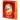 A festive, sparkling red and orange Pokémon Flareon Terastal Grand Crystal Gathering Simplified Chinese Binder Gift Box from The Pokémon Company, featuring Flareon adorned with a jeweled crown surrounded by colorful gems, Chinese characters, and the official Pokémon logo.