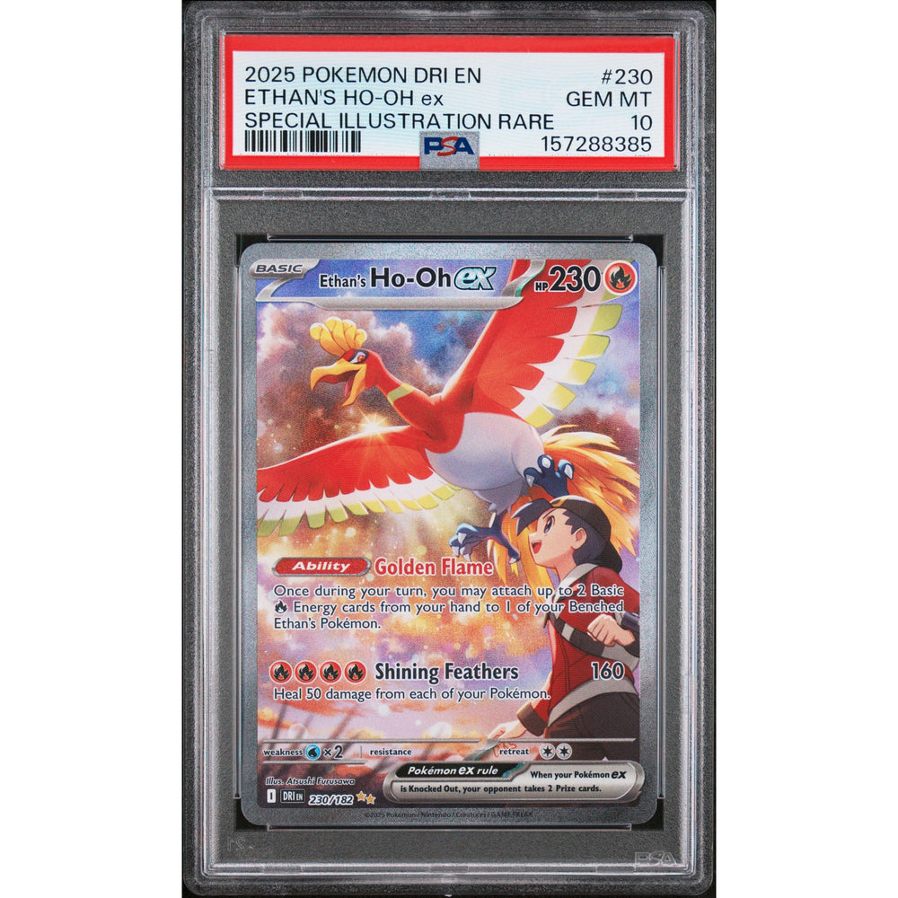 Pokémon TCG: Ethan's Ho-Oh Ex #230 PSA 10 - Destined Rivals