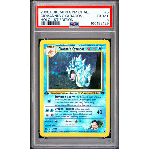 Pokémon TCG: Giovanni's Gyarados #5 PSA 6-166182129