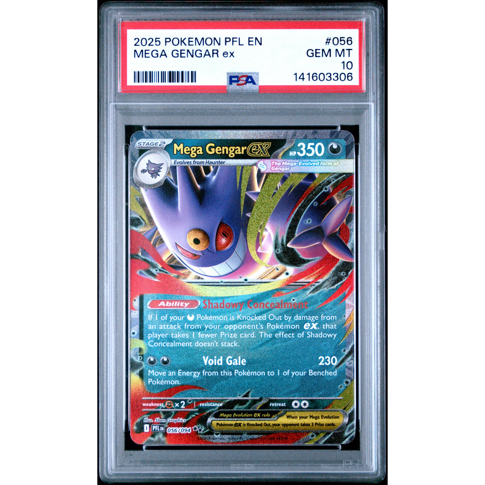 Pokémon TCG: Mega Gengar Ex #056 PSA 10