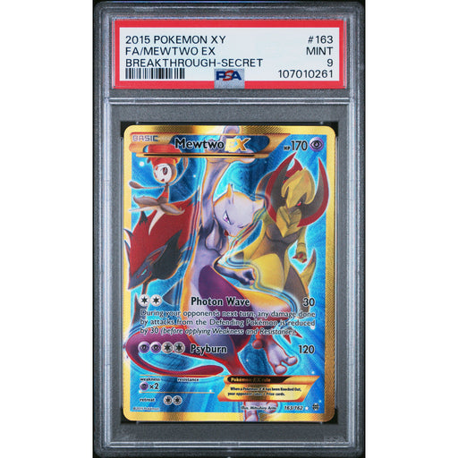 Pokémon TCG: Mewtwo Ex #163 PSA 9 - Breakthrough-107010261