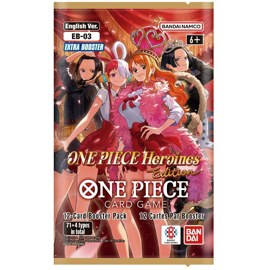 One Piece kortspel: hjältinnorutgåva Booster Pack (EB-03)
