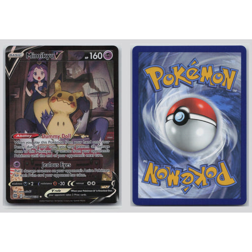 Pokémon TCG, Mimikyu V (Sword & Shield—Brilliant Stars #TG16)