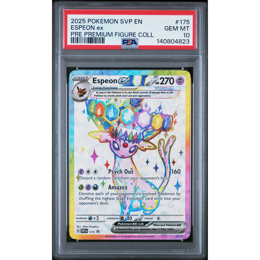 Pokémon TCG: Espeon Ex #175 PSA 10 - Scarlet & Violet Promo-140804823