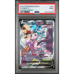 Pokémon TCG: Mew V #251 PSA 9 - Fusion Strike