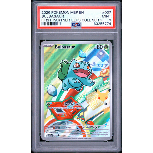 Pokémon TCG: Bulbasaur #037 PSA 9-163255774