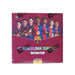 A Rogerz ELEVENCARD FC Barcelona Team Set Refractor Team Box containing soccer cards of seven players in Barcelona jerseys, with the club logo and “La Liga 24/25” printed below.