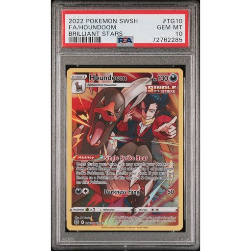 Pokémon TCG: Houndoom TG10 PSA 10 - Brilliant Stars