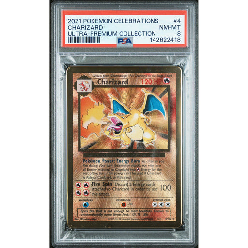 Pokémon TCG: Charizard #4 PSA 8-142622418