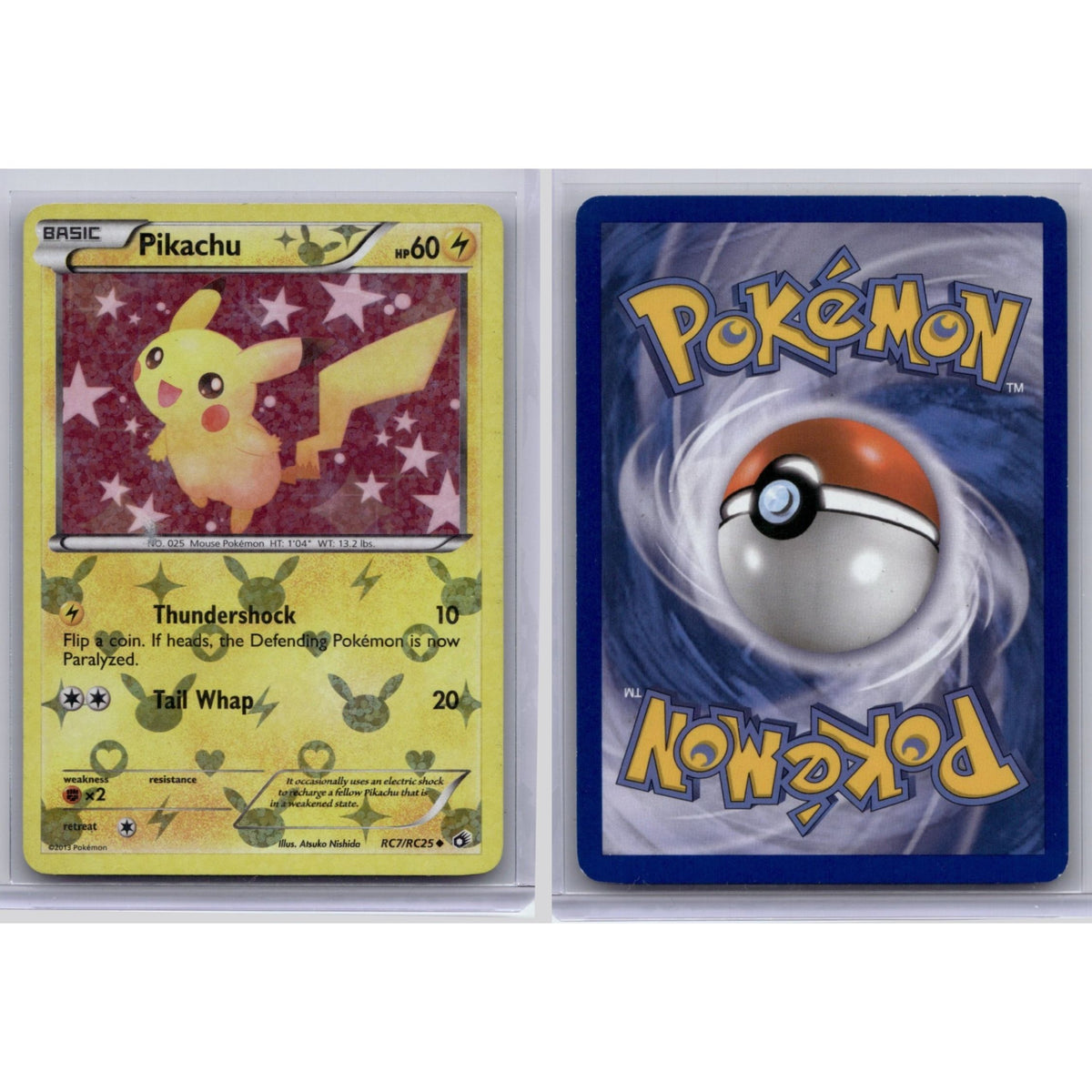 Pokémon TCG, Pikachu (Black & White—Legendary Treasures #RC7)