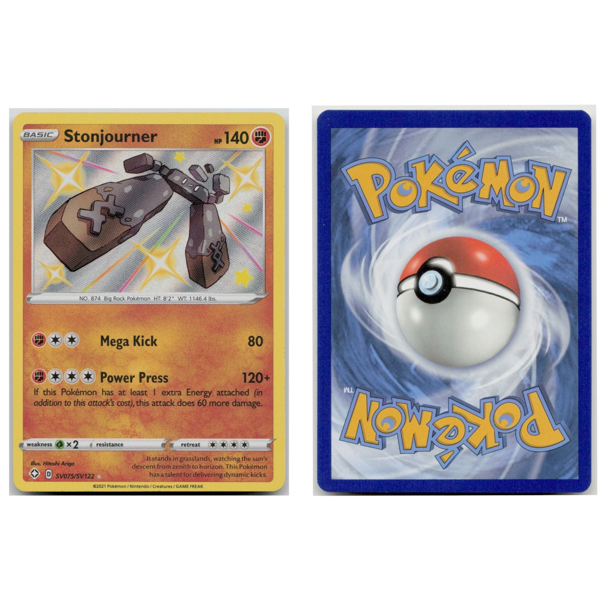 Pokémon TCG, Stonjourner (Shining Fates #SV75)