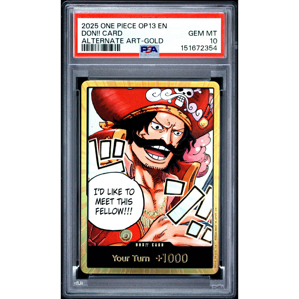 One Piece TCG: Don!! Card PSA 10